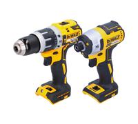 DeWalt DCK 266 D2 Pack 2 machines 18 V Li-Ion. DCF 887 Visseuse à chocs sans fil + DCD 796 Perceuse à percussion + 2 x Batteries DCB 183 2,0 Ah + Chargeur DCB 113 avec Boîtier