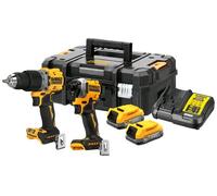 DeWALT DCK2050E2T Combo set Powerstack XR (18V /2x1,7Ah)Tstak