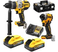 DeWALT DCK2052H2T Set (DCD999+DCF850+DCB115+2x5,0Ah PowerStack) Tstak