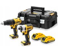 DeWALT DCK2060D2T Kit Perceuse-visseuse (DCD778,DCF787,2 x DCB183,DCB113,TSTAK II)