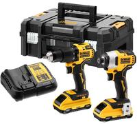 DeWALT DCK2062L2T DCD709 Perceuse-visseuse à percussion sans fil DCF809 hoc sans fil 18V 2x3Ah