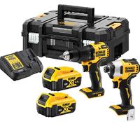 DeWALT DCK2062M2T Comboset DCD709 + DCF809 (18V, 2 x 4,0Ah) Coffret TSTAK