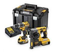 DEWALT DCK207P2T PERCEUSE DCD796 + PERFORATEUR DCH273 (2 x 5Ah) 18V
