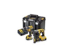 DeWALT - DCK207P2T | Perceuse-visseuse à percussion sans fil + Marteau combiné SET 5 pces | KOMBO-KIT 18,0 Volt