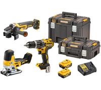 DeWalt Ensemble d'outils sans fil DCK329P2T 18 V – DCD796, DCG405, DCS335, 2x 5,0 Ah