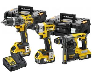 DeWALT DCK368P3T Kombo pack 18V (DCH273,DCD796,DCF887,3 x DCB184,TSTAK II X2,DCB115)