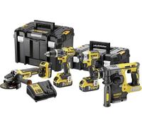 DEWALT DCK422P3T-QW DCK422P3T-QW Jeu doutils Perceuse-visseuse à percussion sans fil hocs sans fil, Marteau perforateur sans fil, Meuleuse dangle sans