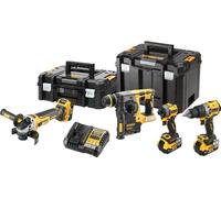 DEWALT DCK429P3T-QW Kit combiné DCD805+ DCG405+ DCH273+ DCF850, 18 V noir, jaune