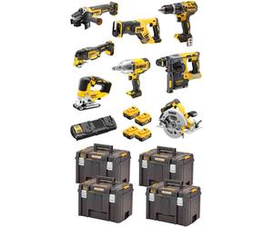 DEWALT DCK865P4T-QW - Coffret d'outils sans fil 8 pièces, 18V