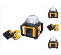 DeWalt DCL 074 D2 Projecteur de chantier sans fil Projecteur 18 V 5000 lm 4000 Kelvin + 2x batterie 2,0 Ah + chargeur