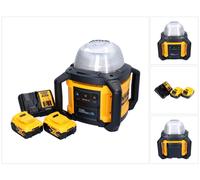 DeWalt DCL 074 P2 Projecteur de chantier sans fil Projecteur 18 V 5000 lm 4000 Kelvin + 2x batterie 5,0 Ah + chargeur