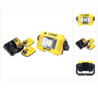 DeWalt DCL 077 D2 Lampe de travail LED sans fil 12 V 18 V 2000 lm IP54 + 2x batterie 2,0 Ah + chargeur