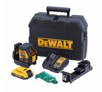 DeWALT DCLE34021D1-QW Laser À Croix 18 V Dans Un Coffret - Vert - 2 X 55 M - 2 Lignes - IP54