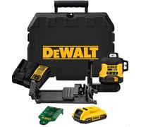 DeWalt Laser à lignes DCLE34031D1 – 3x360° faisceau vert 18V XR 2,0 Ah Li‑Ion compact
