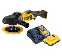 DeWalt DCM 849 D1 Polisseuse excentrique sans fil 18 V 180 mm Brushless + 1x batterie 2,0 Ah + chargeur
