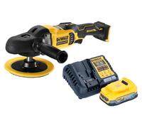 DeWalt DCM 849 E1 Polisseuse excentrique sans fil 18 V 180 mm Brushless + 1x batterie Powerstack 1,7 Ah + chargeur