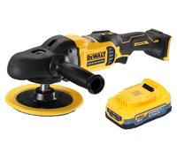 DeWalt DCM 849 N Polisseuse excentrique sans fil 18 V 180 mm Brushless + 1x batterie Powerstack 1,7 Ah - sans chargeur