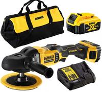 DeWalt Polisseuse rotative sans fil DCM849P2 XR 18V sans balais 2x5Ah 125-180 mm