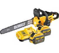 DeWalt DCMCS 575 X2 Tronçonneuse à chaîne sans fil 54 V FlexVolt 50 cm Brushless + 2x batterie 9,0 Ah + chargeur