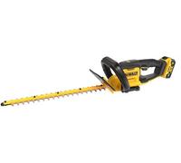Taille-haie sans fil DEWALT 18V XR, 1 batterie Li-Ion 5,0 Ah DCMHT562P1