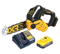 DeWalt DCMPS 520 H1 Scie à élaguer sans fil 18 V 20 cm Brushless + 1x Powerstack batterie 5,0 Ah + chargeur