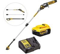 DeWALT Élagueuse sur perche sans fil DCMPS567P1 18 V 5 Ah Li‑Ion Brushless + chargeur