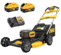 Tondeuse 2 x 18V DCMWSP156N-XJ + 2 batteries 18V 8 Ah + 2 chargeurs DCB118-QW DEWALT