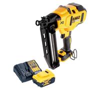 DeWalt DCN 660 P1 Cloueur sans fil 18V 32 - 63 mm Brushless + 1x batterie 5,0 Ah + chargeur