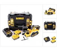 DeWalt DCP 580 M2 Rabot sans fil 18 V 82 mm en coffret TSTAK VI + 2x DCB 182 Batterie 4,0 Ah + 1x DCB 115 Chargeur de batterie
