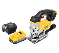 DeWalt DCS 331 E1 Scie sauteuse sans fil 18 V + 1x batterie Powerstack 1,7 Ah + chargeur