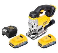 DeWalt DCS 331 E2 Scie sauteuse sans fil 18 V + 2x Powerstack Batterie 1,7 Ah + chargeur