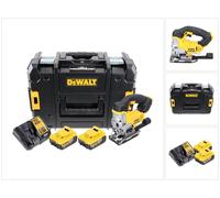 DeWalt DCS 331 M2 18V XR Li-Ion Scie sauteuse sans fil + Coffret TSTAK DWST1-70703 avec Insert + 2 x Batteries Dewalt DCB 182 18V 4,0 Ah + Chargeur DCB 105