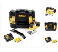 DeWalt DCS 334 D1 Scie sauteuse (brushless) 18V + 1x Batterie 2,0Ah + Chargeur + Coffret de transport
