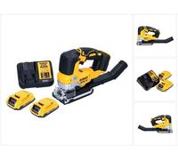 DeWalt DCS 334 D2 batterie Scie Sauteuse 18 V Brushless + 2x batterie 2,0 Ah + chargeur gert