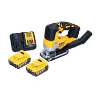 DeWalt DCS 334 M2 Scie sauteuse sans fil à mouvement alternatif 18 V Brushless + 2x batterie 4,0 Ah + chargeur