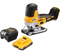 DeWalt DCS 335 D1 Scie sauteuse sans fil 18 V 135 mm Brushless + 1x batterie 2,0 Ah + chargeur