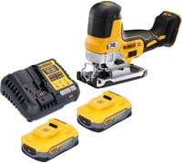 DeWalt DCS 335 H2 Scie sauteuse sans fil 18 V 135 mm Brushless + 2x batterie Powerstack 5,0 Ah + chargeur