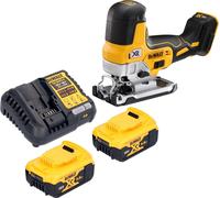 DeWalt DCS 335 P2 Scie sauteuse sans fil 18 V 135 mm Brushless + 2x batterie 5,0 Ah + chargeur
