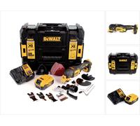 DeWalt DCS 356 P1 Outil multifonctions sans fil 18V Brushless + 35 pces accessoires + 1x batterie 5,0 Ah + chargeur + TSTAK