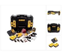 DeWalt DCS 356 P2 multitool sans fil 18V Brushless + 35 pcs. tool set Accessoires + 2x batterie 5,0 Ah + chargeur + TSTAK