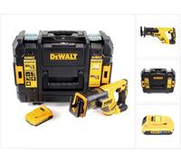 DeWalt DCS 367 NT 18V Brushless Scie sabre sans fil + Coffret de transport TSTAK + 1x Batterie 2,0 Ah - sans Chargeur