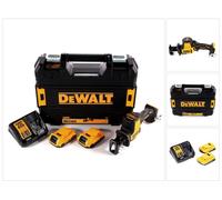 DeWalt DCS 369 D2 Scie sabre sans fil 18 V + 2x batterie 2,0 Ah + chargeur + TSTAK