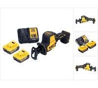 DeWalt DCS 369 M2 Scie sabre sans fil Scie réversible 18 V Brushless + 2x batterie 4,0 Ah + chargeur