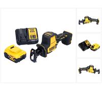 DeWalt DCS 369 P1 Scie sabre sans fil, réversible Brushless 18V + 1x Batterie 5,0Ah + Chargeur