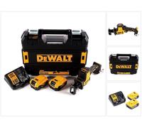 DeWalt DCS 369 P2 Scie sabre sans fil 18 V + 2x batterie 5,0 Ah + chargeur + TSTAK