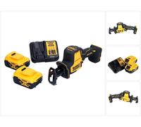 DeWalt DCS 369 P2 Scie sabre sans fil Scie réversible Brushless 18V + 2x Batteries 5,0Ah + Chargeur