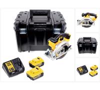 DeWalt DCS 391 M2 Scie circulaire sans fil 18 V 165 mm + 2x batterie 4,0 Ah + chargeur + lame + TSTAK