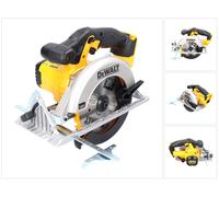 DeWalt Scie circulaire plongeante DCS391N 165 mm 18V XR Batterie Jaune Profondeur 55 mm