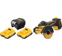DeWalt DCS 438 D2 Scie multifonction sans fil 18 V 76 mm Brushless + 2 batteries 2,0 Ah + chargeur