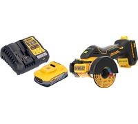 DeWalt DCS 438 H1 Scie multifonction sans fil 18 V 76 mm Brushless + 1 batterie Powerstack 5,0 Ah + chargeur